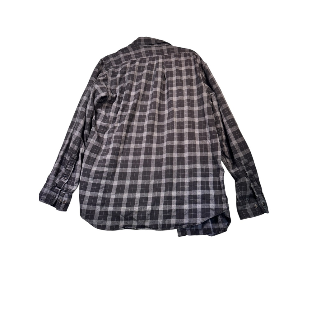 Filson Gray and Black Plaid Button-Down Shirt - Picture 2 of 8